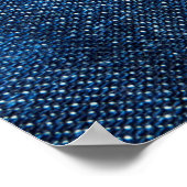 Blaue Jeans Poster (Ecke)