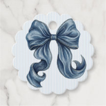 Blaue Jeans-Schleife 