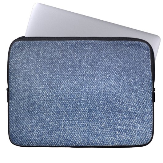 Blaue Jeans-Tablett-Hülle Laptopschutzhülle (Vorderseite)