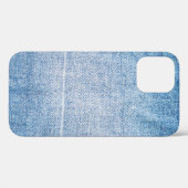 Blaue Jeans-Textur Case-Mate iPhone Hülle (Rückseite (Horizontal))
