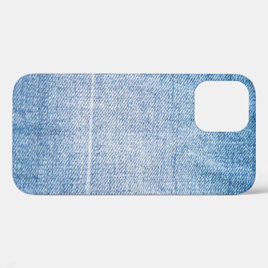 Blaue Jeans-Textur Case-Mate iPhone Hülle (Rückseite (Horizontal))