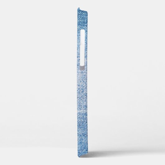 Blaue Jeans-Textur Case-Mate iPhone Hülle (Rückseite / Links)