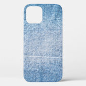 Blaue Jeans-Textur Case-Mate iPhone Hülle (Rückseite)