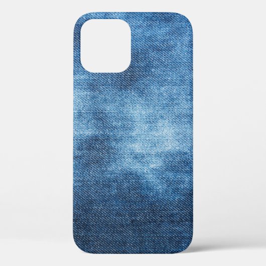 Blaue Jeans-Textur Case-Mate iPhone Hülle (Rückseite)