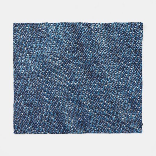 Blaue Jeans Textur Hintergrund. Fleecedecke (Vorderseite (Horizontal))