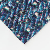 Blaue Jeans Textur Hintergrund. Fleecedecke (Ecke)