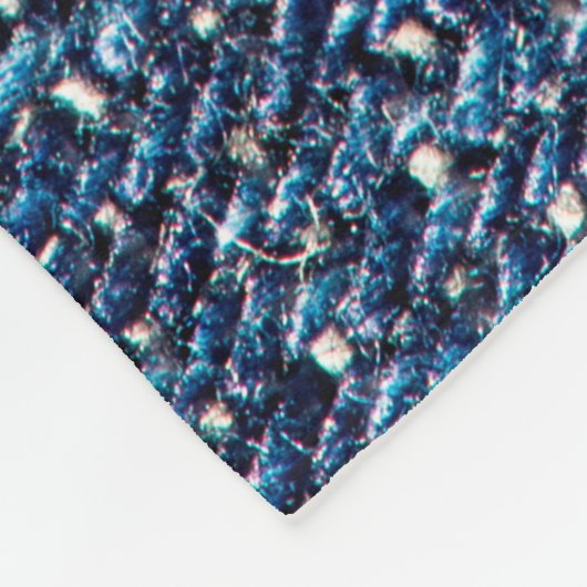 Blaue Jeans Textur Hintergrund. Fleecedecke (Ecke)