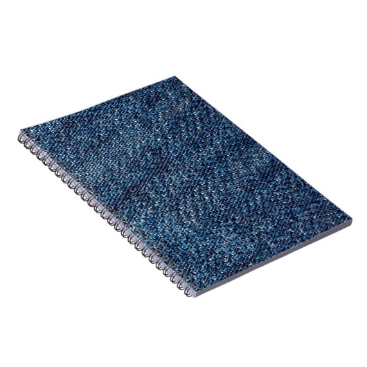 Blaue Jeans Textur Hintergrund. Notizblock (Rechte Seite)