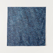 Blaue Jeans Textur Hintergrund. Wandteppich (Vorderseite (Horizontal))