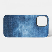 Blaue Jeans-Textur iPhone Hülle (Rückseite (Horizontal))