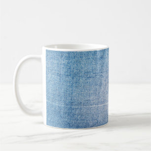 Blaue Jeans-Textur Kaffeetasse