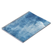 Blaue Jeans-Textur Notizblock (Linke Seite)