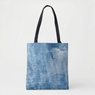 Blaue Jeans-Textur Tasche