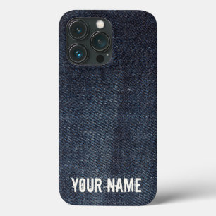 Blaue Jeans Vintage-Denimstofftextur Case-Mate iPhone Hülle