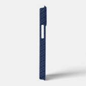 Blaue Jeansmuster Case-Mate iPhone Hülle (Rückseite / Rechts)