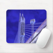 Blaue Jiefang-Brücke Mousepad (Mit Mouse)