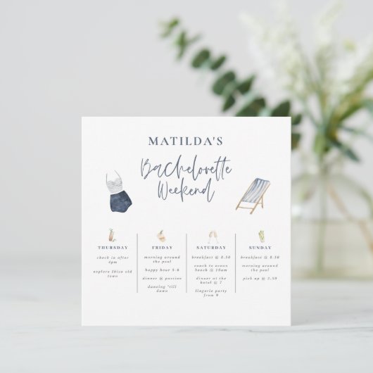 Blaue, junge Bachelorette (Stehend Vorderseite)