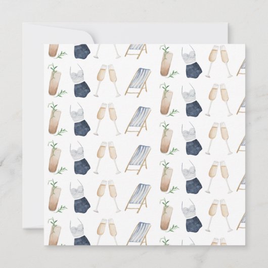 Blaue, junge Bachelorette (Rückseite)