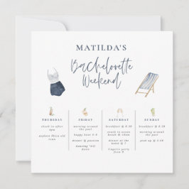 Blaue, junge Bachelorette