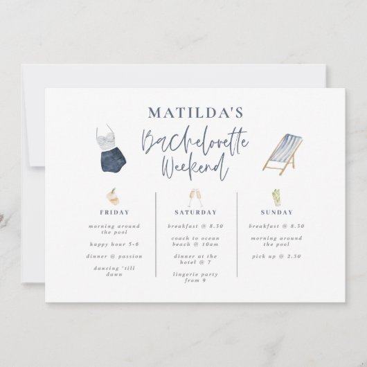 Blaue, junge Bachelorette (Vorderseite)