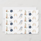 Blaue, junge Bachelorette (Rückseite)