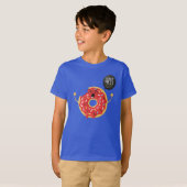 Blaue Jungen-Shirt-coole Unisexkrapfen-Verwirrung T-Shirt (Vorne ganz)