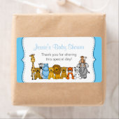 Blaue Jungle Tiere Wasser Flasche Gefallen (Insitu)