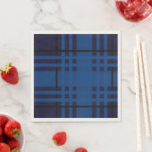 Blaue Juwel-Karopapier-Serviette Serviette (Beispiel)
