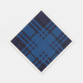 Blaue Juwel-Karopapier-Serviette Serviette (Ecke)