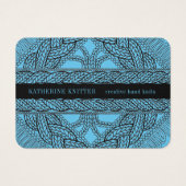 BLAUE KABEL STRICK 3.5x2.5 Visitenkarte (Vorderseite)