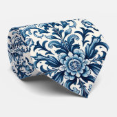 Blaue Kachelhalsbinse Krawatte (Gerollt)