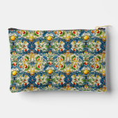 Blaue Kacheln aus sizilianischem Mittelmeer Zubehörtasche (Rückseite)