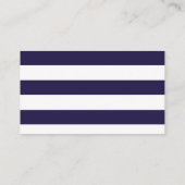 Blaue Kalligrafie Hochzeiten Online-UAWG Visitenkarte (Rückseite)