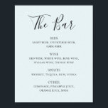 Blaue Kalligraphie-Skript Hochzeitgetränke Bar-Men Poster<br><div class="desc">Blue Script Hochzeit Drinks Bar Menü Poster. Geeignet zum Geburtstag,  Jubiläum und jedes andere Party. Bitte kontaktieren Sie mich,  wenn Sie weitere Informationen benötigen.</div>