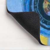 Blaue Kamera Mousepad (Ecke)