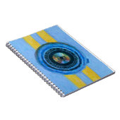 Blaue Kamera Notizblock (Rechte Seite)