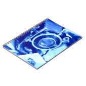 Blaue Kamera Notizblock (Linke Seite)