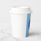 Blaue Kamera Pappbecher (Rechts)
