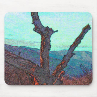 blaue Kanteehrerbietung Mousepad