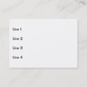 Blaue Kanu-Malerei, Boots-Mietgeschäft Visitenkarte (Rückseite)