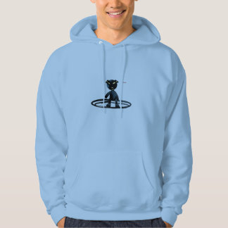 Blaue Kapuzenjacke /Katze Hoodie