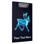 Blaue Karibik (Reindeer) Klemmbrett (Rechts)