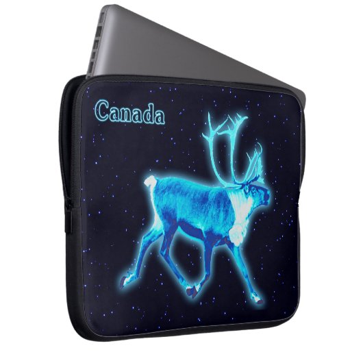 Blaue Karibik (Reindeer) Laptopschutzhülle (Vorne Rechts)