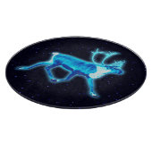 Blaue Karibik (Reindeer) Schneidebrett (Ecke)