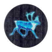 Blaue Karibik (Reindeer) Schneidebrett (Vorderseite)