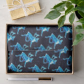 Blaue Karibik (Reindeer) Seidenpapier (Geschenk)