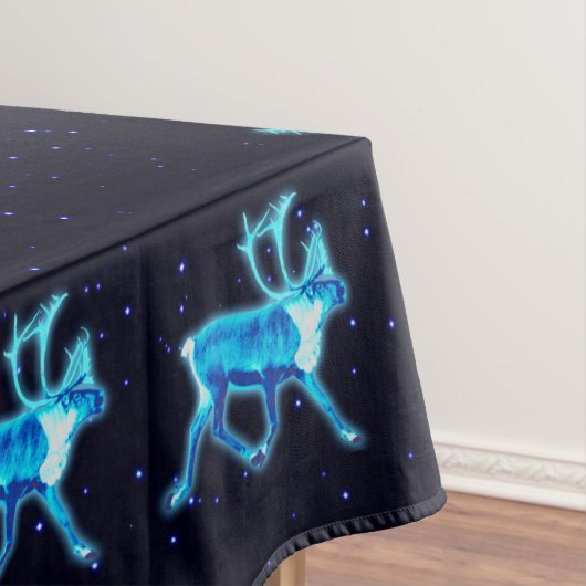 Blaue Karibik (Reindeer) Tischdecke (Beispiel)