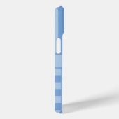 Blaue karierte gestreifte Personalisierung Case-Mate iPhone Hülle (Rückseite / Rechts)