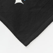Blaue Karierte Ich war 6 Jetzt bin ich 7 Geburtsta Fleecedecke (Ecke)