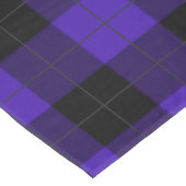 Blaue Karierte Tablette Tischdecke (Schrägansicht)